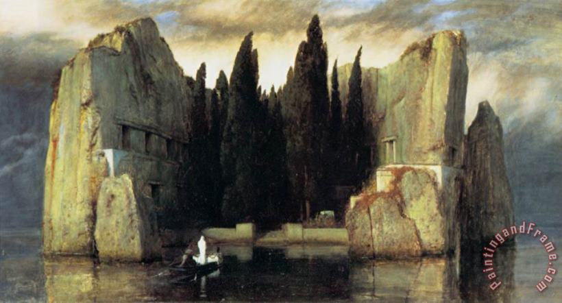 Arnold Bocklin Isle of The Dead Version III Art Painting