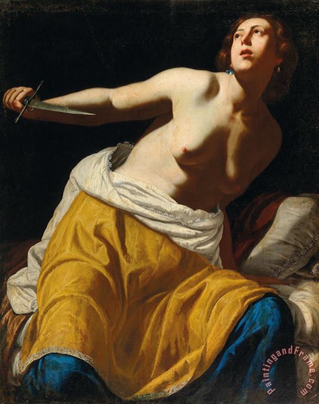 Artemisia Gentileschi Lucretia Art Painting