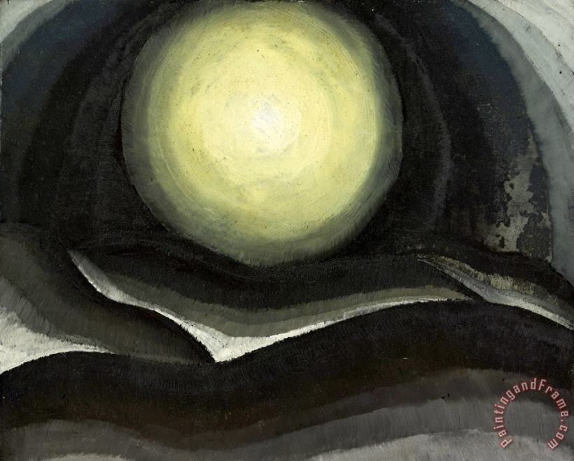 Arthur Garfield Dove Moon Art Painting