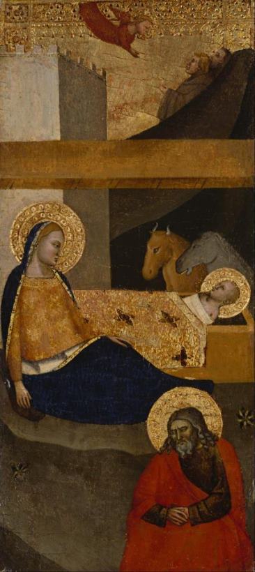The Nativity painting - Artist, maker unknown, Italian? The Nativity Art Print