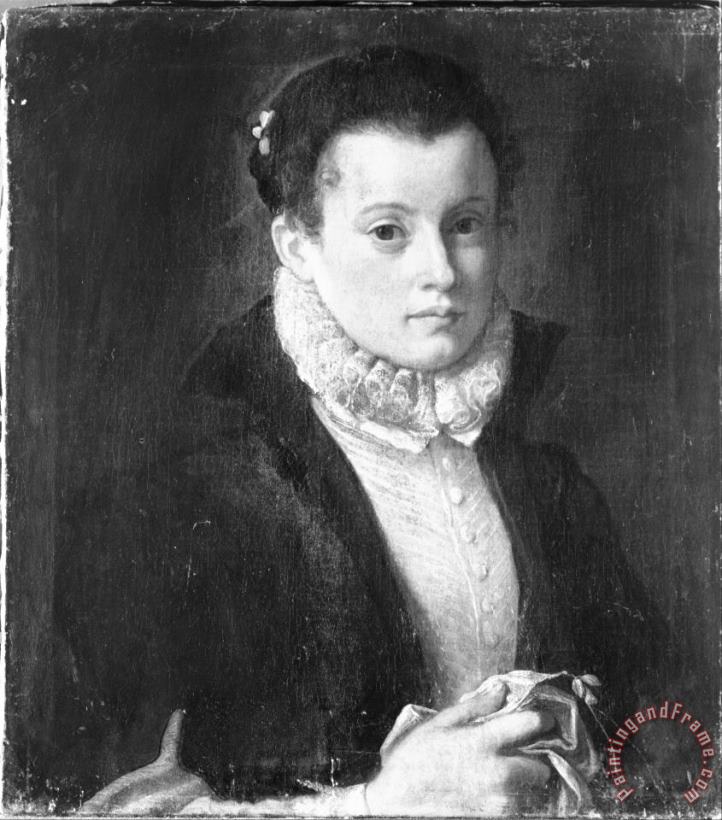 Artist, maker unknown, Italian? Young Lady Art Painting