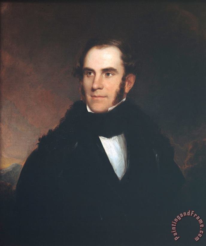 Asher Brown Durand Portrait of Thomas Cole Art Print