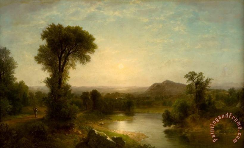 Asher Brown Durand The Catskill Valley Art Print