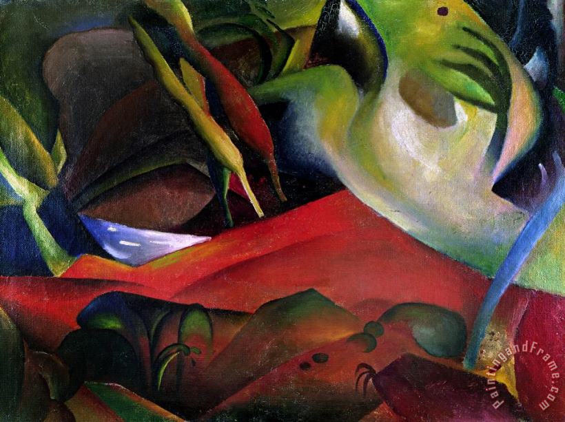 August Macke The Storm Art Painting