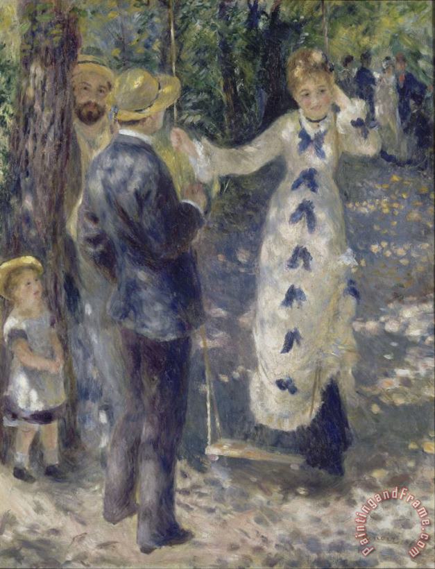 The Swing painting - Auguste Renoir The Swing Art Print