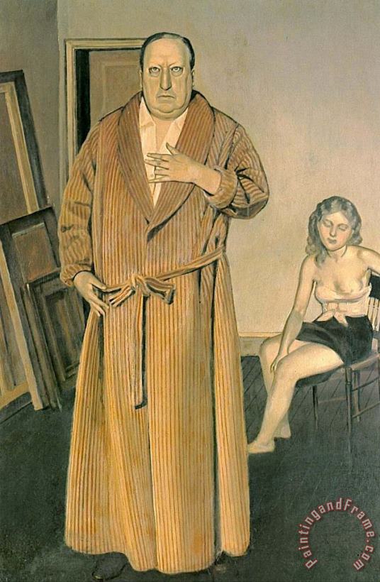 Andre Derain 1936 painting - Balthasar Klossowski De Rola Balthus Andre Derain 1936 Art Print
