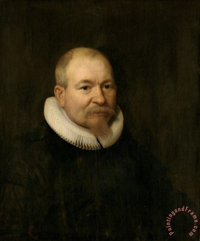 Bartholomeus Van Der Helst Portrait of Samuel Van Lansbergen, Remonstrant Minister in Rotterdam Art Print
