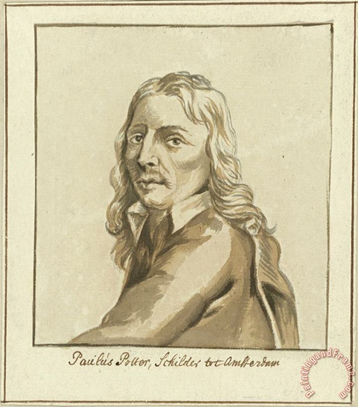 Bartholomeus Van Der Helst Portret Van Paulus Potter Art Print