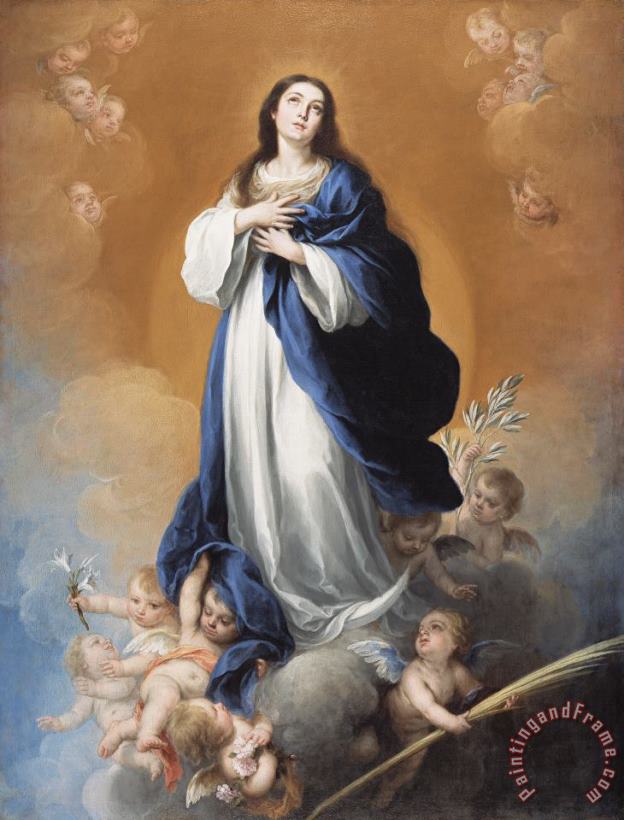 The Immaculate Conception painting - Bartolome Esteban Murillo The Immaculate Conception Art Print