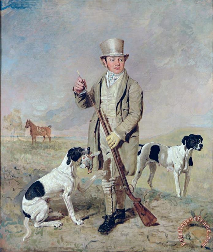 Benjamin Marshall  Richard Prince with Damon - the late Colonel Mellish's Pointer Art Painting