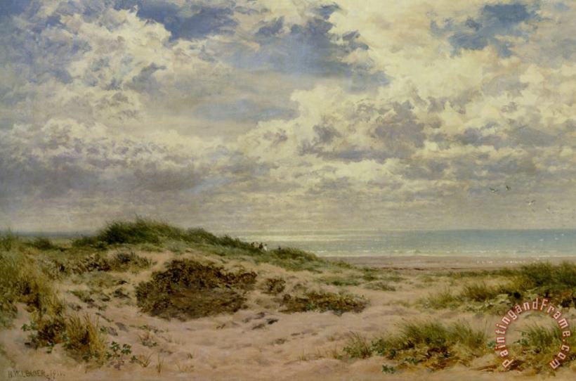 Benjamin Williams Leader A Fine Morning on The Sussex Coast Art Painting