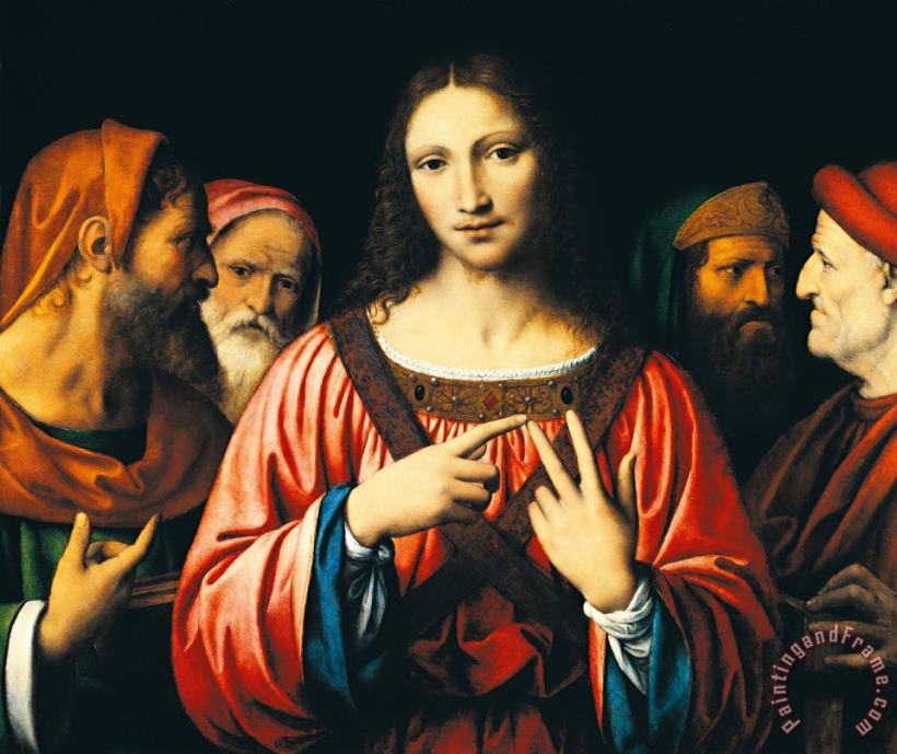 Bernardino Luini Christ Among The Doctors Art Painting