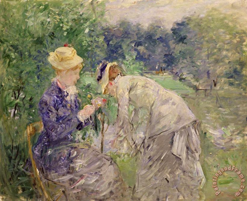 Berthe Morisot In the Bois de Boulogne Art Print