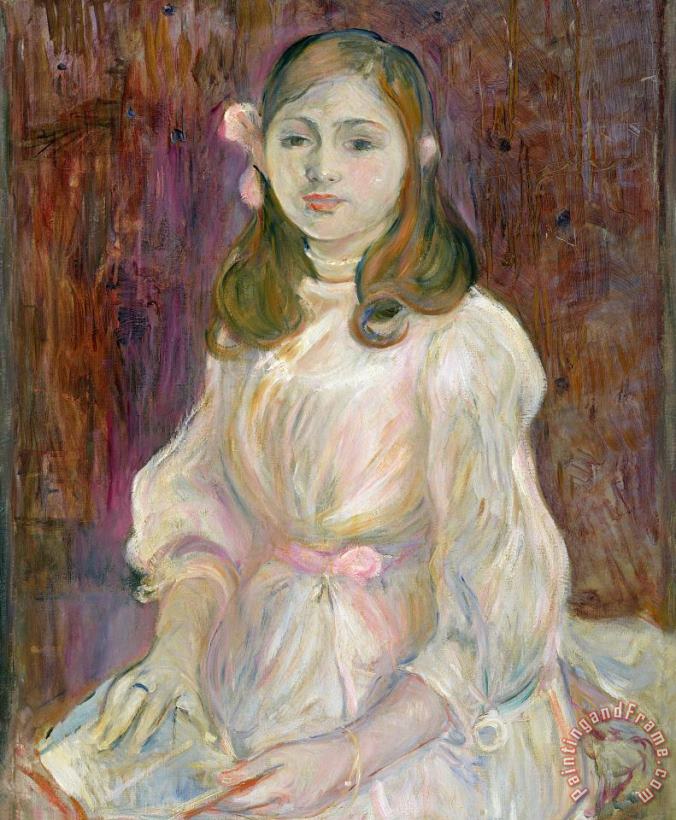 Portrait of Julie Manet painting - Berthe Morisot Portrait of Julie Manet Art Print Portrait of Julie Manet painting - Berthe Morisot Portrait of Julie Manet Art Print