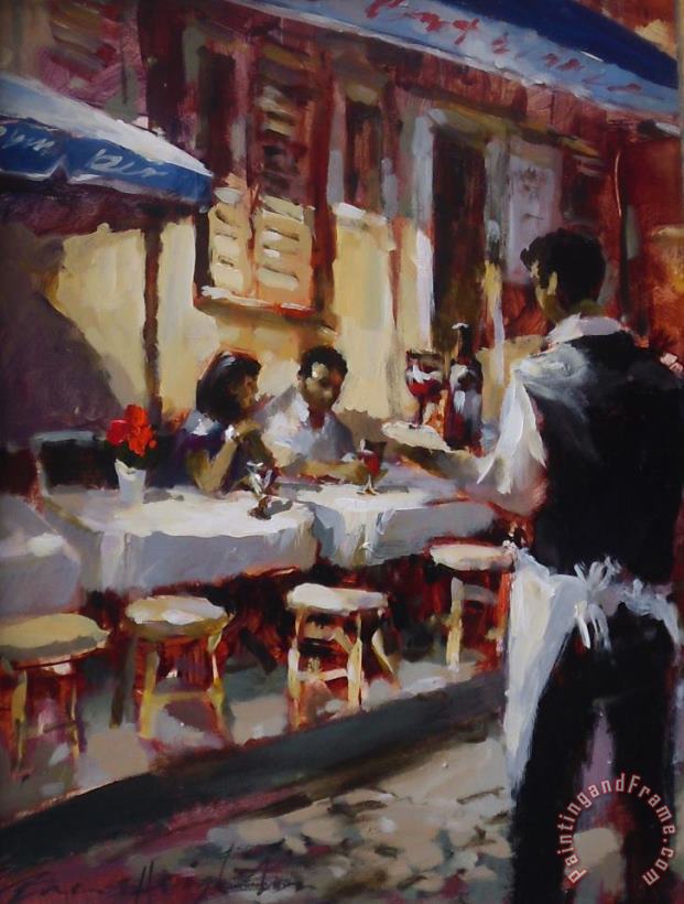 Rendezvous painting - brent heighton Rendezvous Art Print