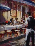 Art Printed on canvas by machine