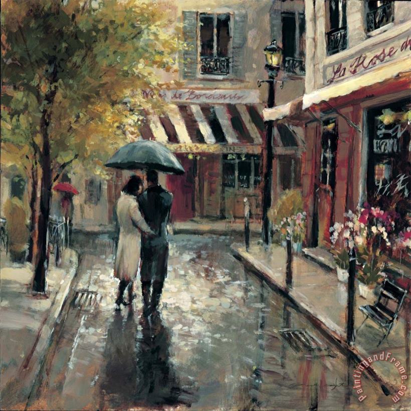 Romantic Stroll painting - brent heighton Romantic Stroll Art Print Romantic Stroll painting - brent heighton Romantic Stroll Art Print