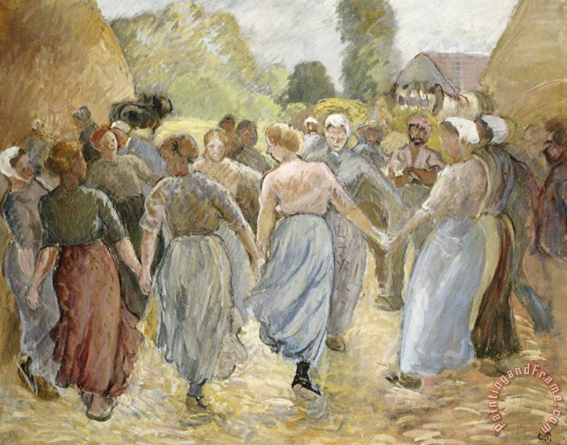 Camille Pissarro La Ronde Art Painting