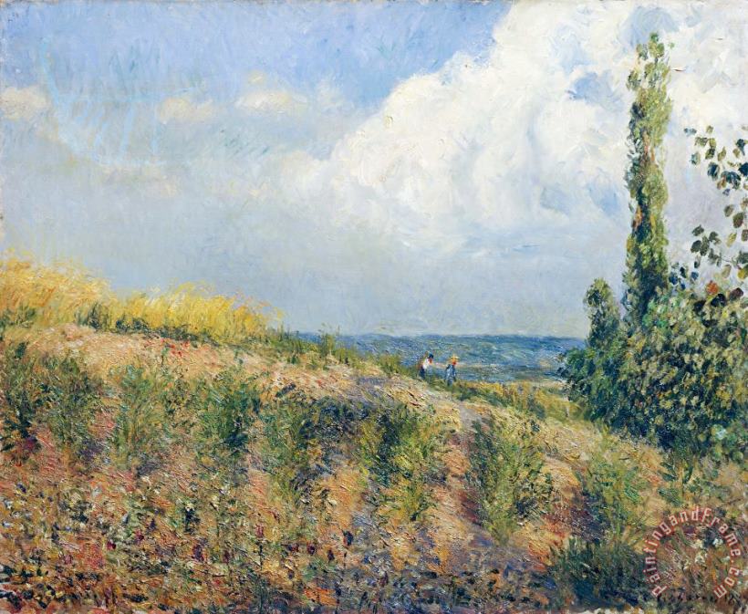 The Approaching Storm painting - Camille Pissarro The Approaching Storm Art Print