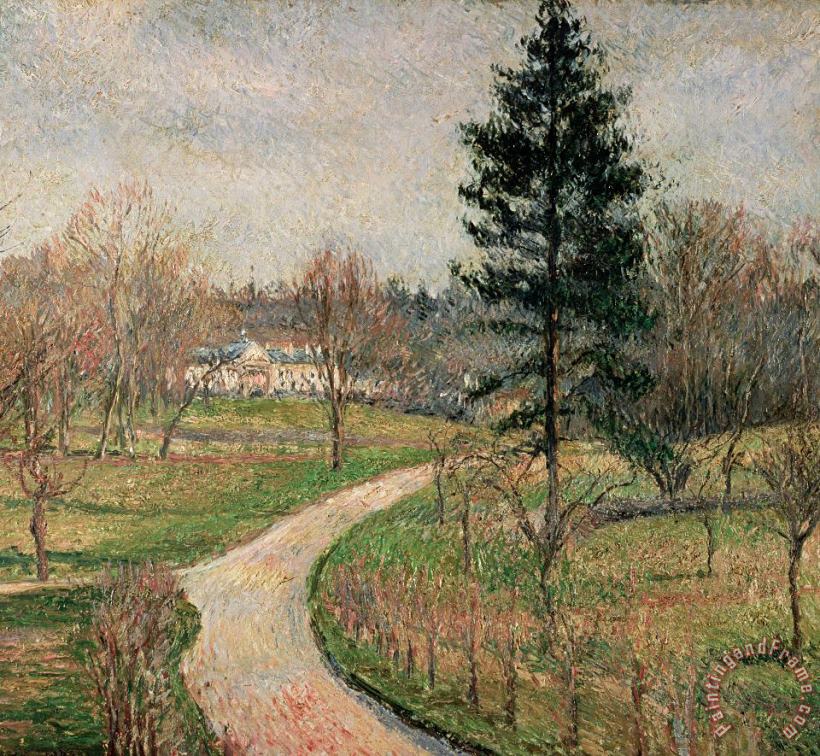 Camille Pissarro The Chateau At Busagny Art Painting