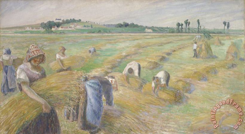 Camille Pissarro The Harvest Art Print