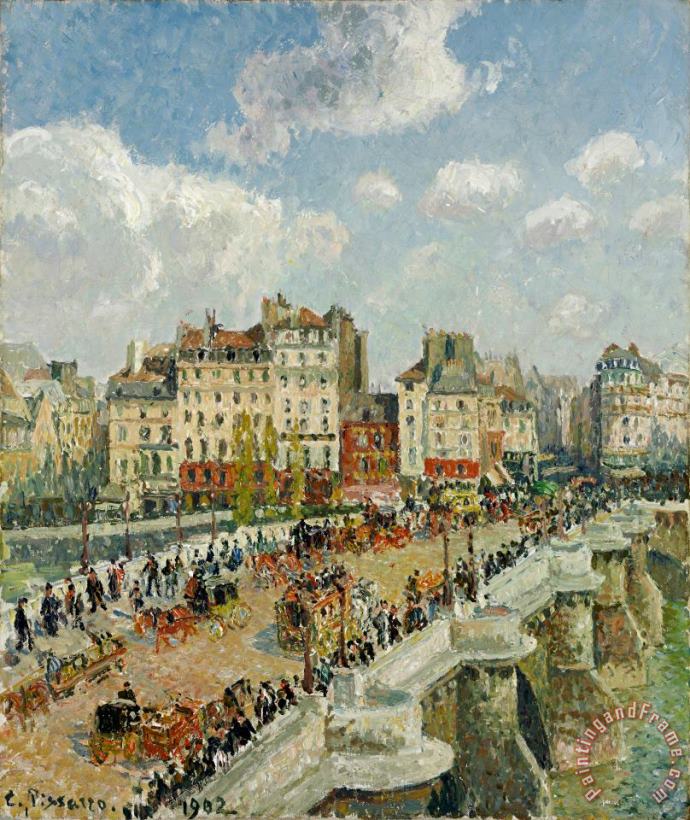 Camille Pissarro The Pont Neuf Art Painting