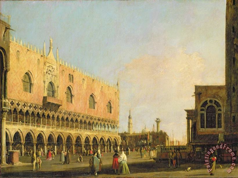 Canaletto View of the Piazzetta San Marco Looking South Art Print