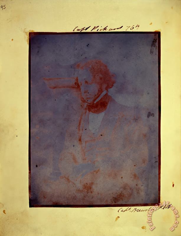 Capt. Henry Craigie Brewster Portrait of Captain Pickard. Art Painting