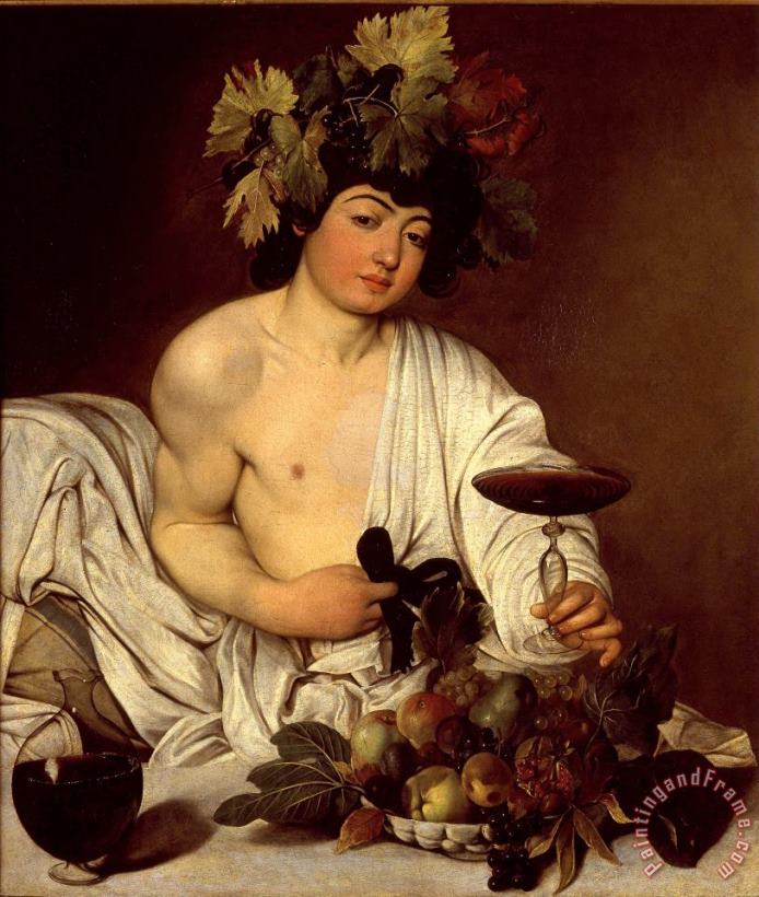 Caravaggio Bacchus Art Painting