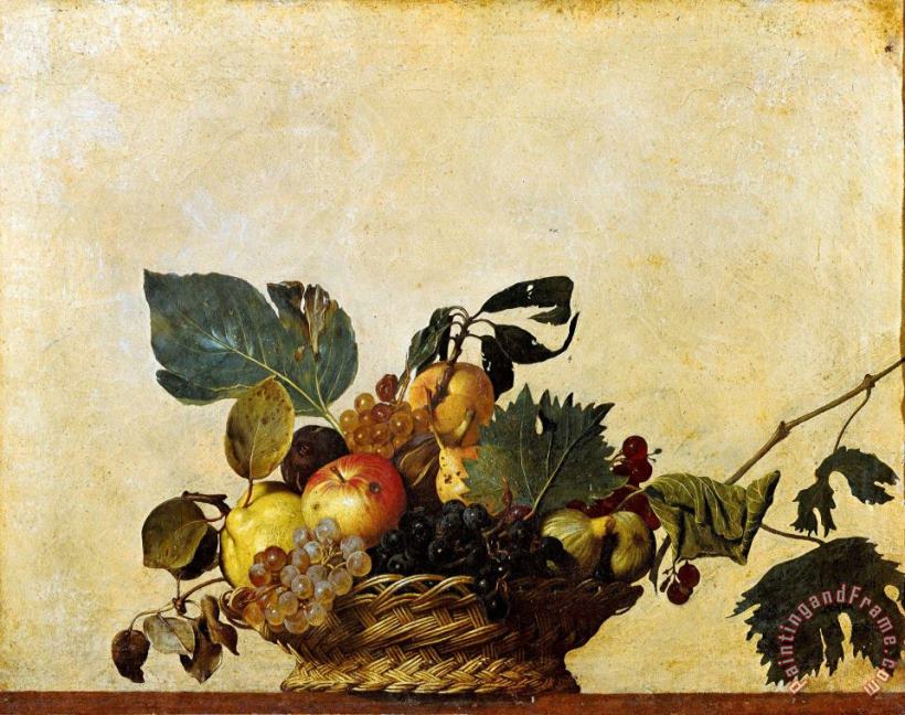 Caravaggio Basket of Fruit Art Painting