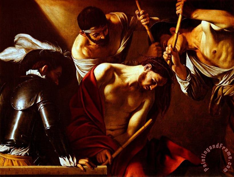 Caravaggio Dornenkronung Christi Art Painting