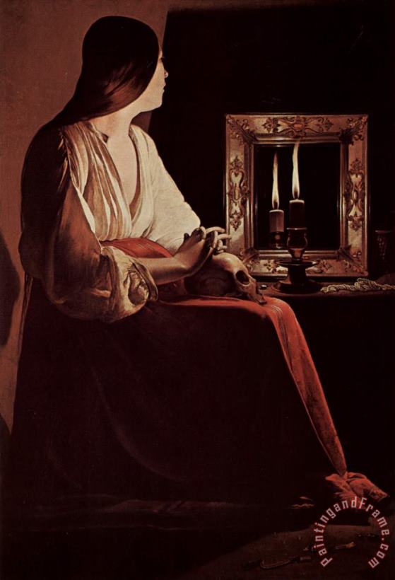 Caravaggio Magdalena Wrightsman Art Painting