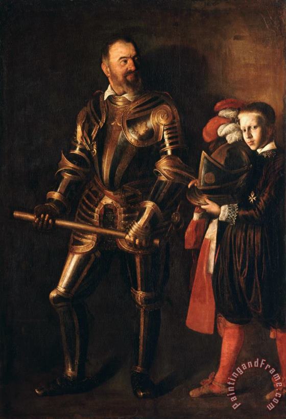 Portrait of Alof De Wignacourt painting - Caravaggio Portrait of Alof De Wignacourt Art Print