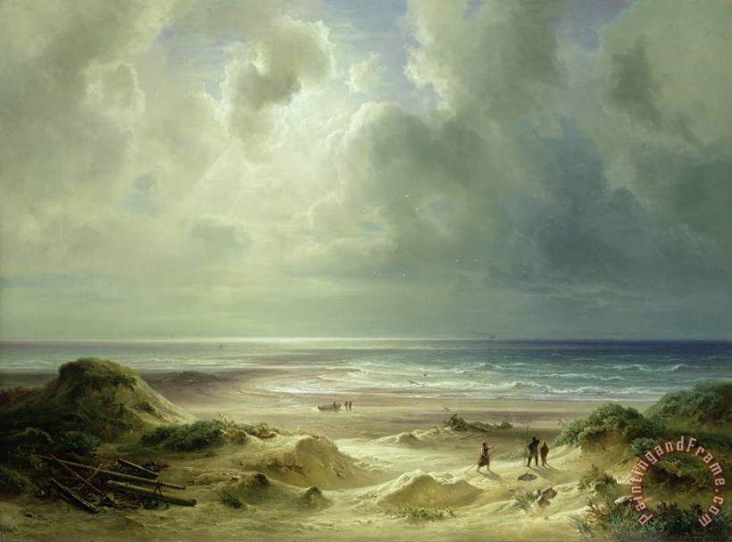 Carl Morgenstern Tranquil Sea Art Painting