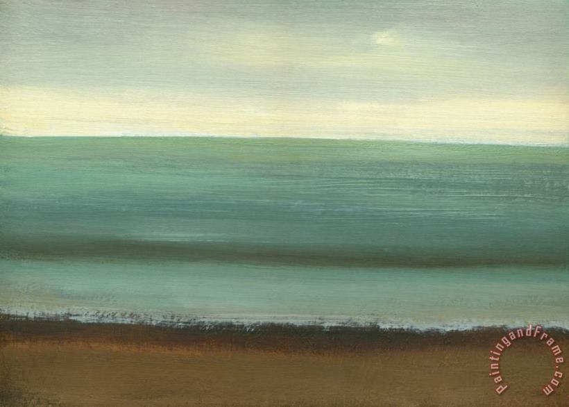 Calm Sea painting - Caroline Gold Calm Sea Art Print