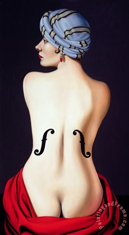 Catherine Abel Homage to Man Ray Art Painting