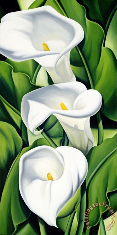 Catherine Abel Lilies Art Painting