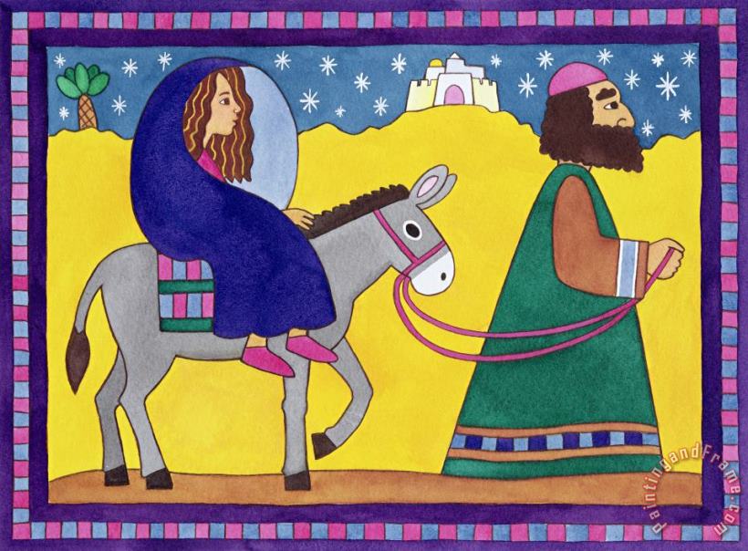 Cathy Baxter The Road To Bethlehem Art Painting