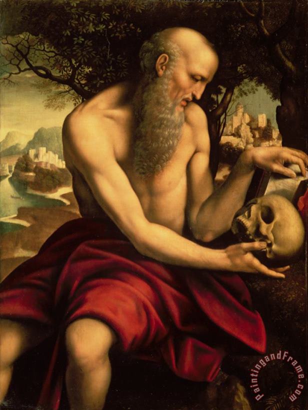 Saint Jerome painting - Cesare de Sesto Saint Jerome Art Print