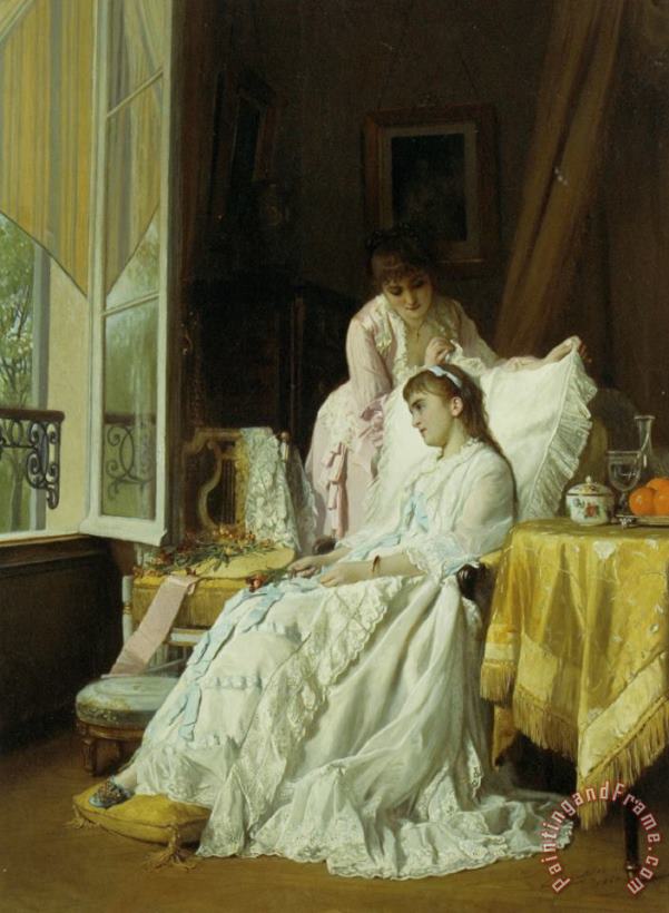 The Convalescent painting - Charles Baugniet The Convalescent Art Print