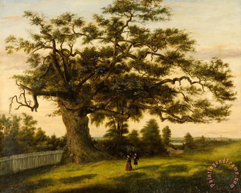 Charles De Wolf Brownell Charter Oak Art Painting
