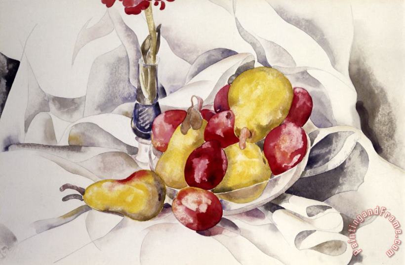 Charles Demuth Pears And Plums, 1924 Art Painting Charles Demuth Pears And Plums, 1924 Art Painting