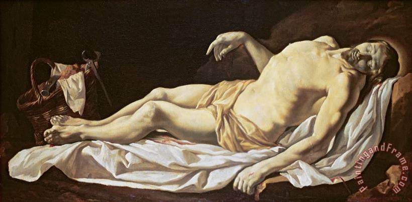 The Dead Christ painting - Charles Le Brun The Dead Christ Art Print
