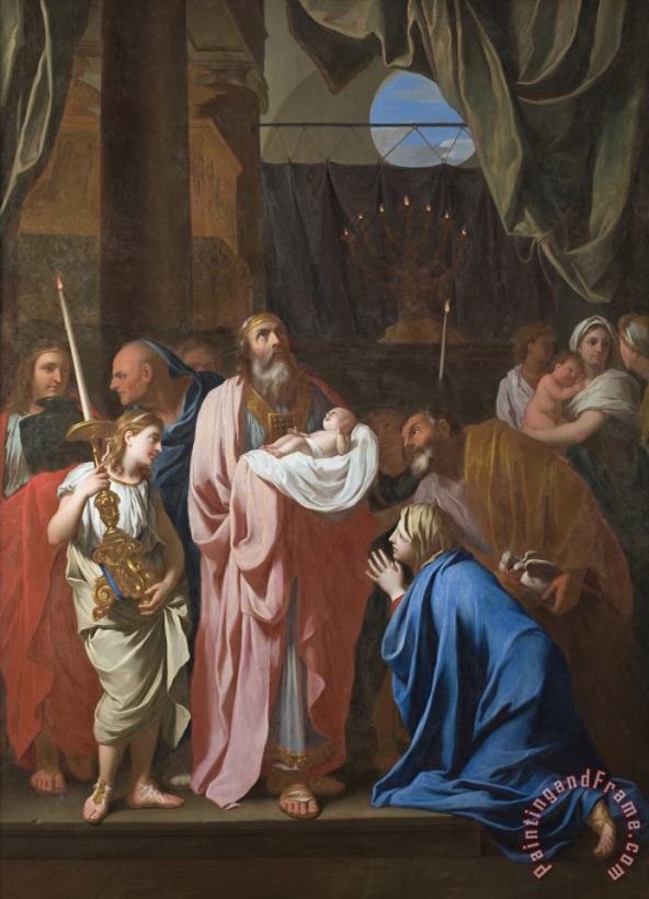 The Presentation of Christ in the Temple painting - Charles Le Brun The Presentation of Christ in the Temple Art Print
