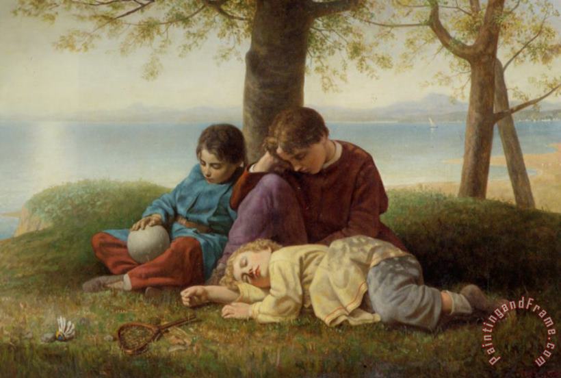 Charles Lucy Repose Art Painting