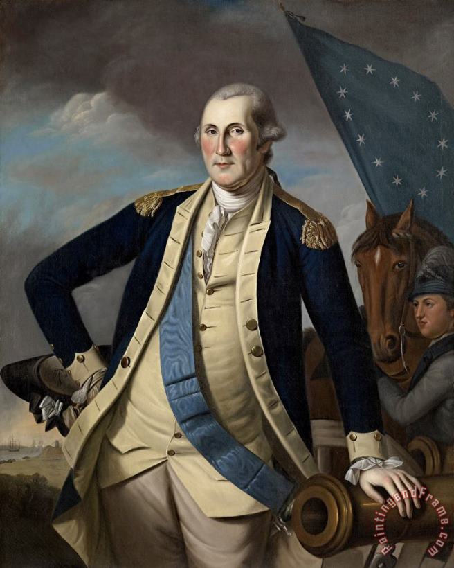George Washington painting - Charles Willson Peale George Washington Art Print