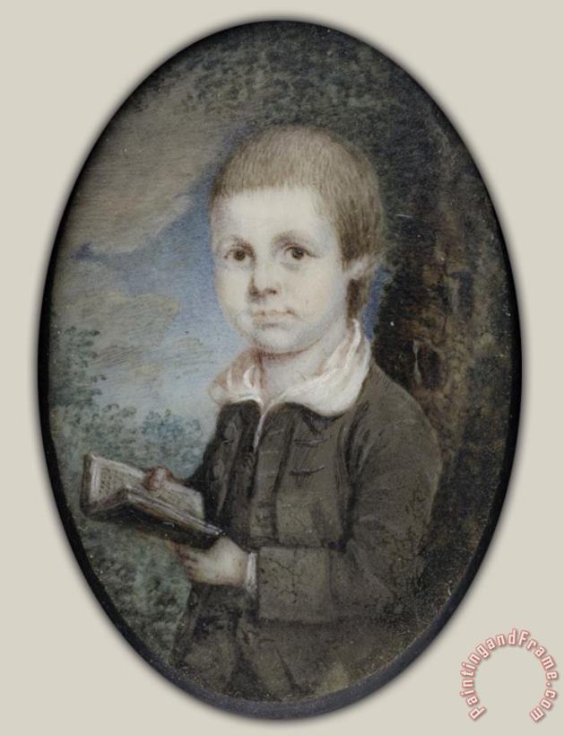 Charles Willson Peale Portrait of a Young Boy Art Print