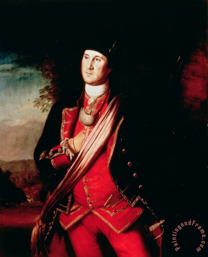 Charles Willson Peale Portrait of George Washington Art Painting