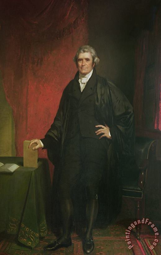 Chester Harding Chief Justice Marshall Art Painting