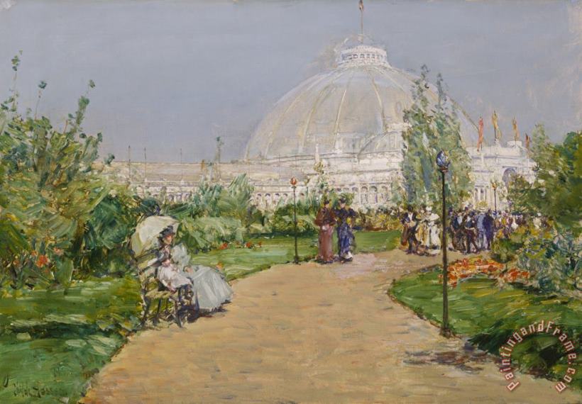 Childe Hassam Horticulture Building, World's Columbian Exposition, Chicago Art Print